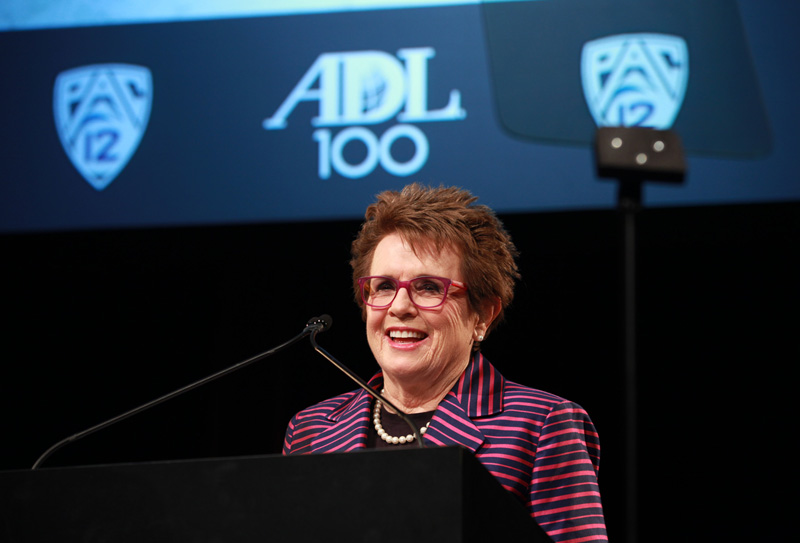 Billie Jean King speaks at ADL event in 2013