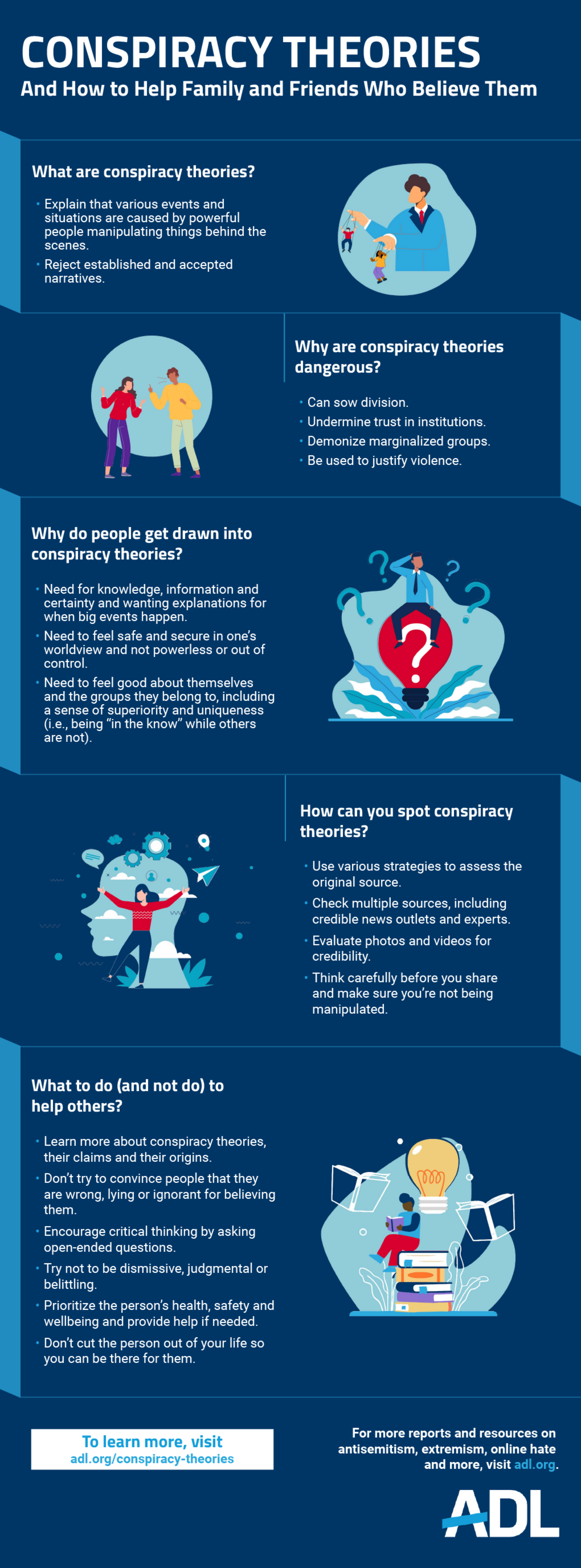 Conspiracy Theories and How to Help Family and Friends Who Believe Them