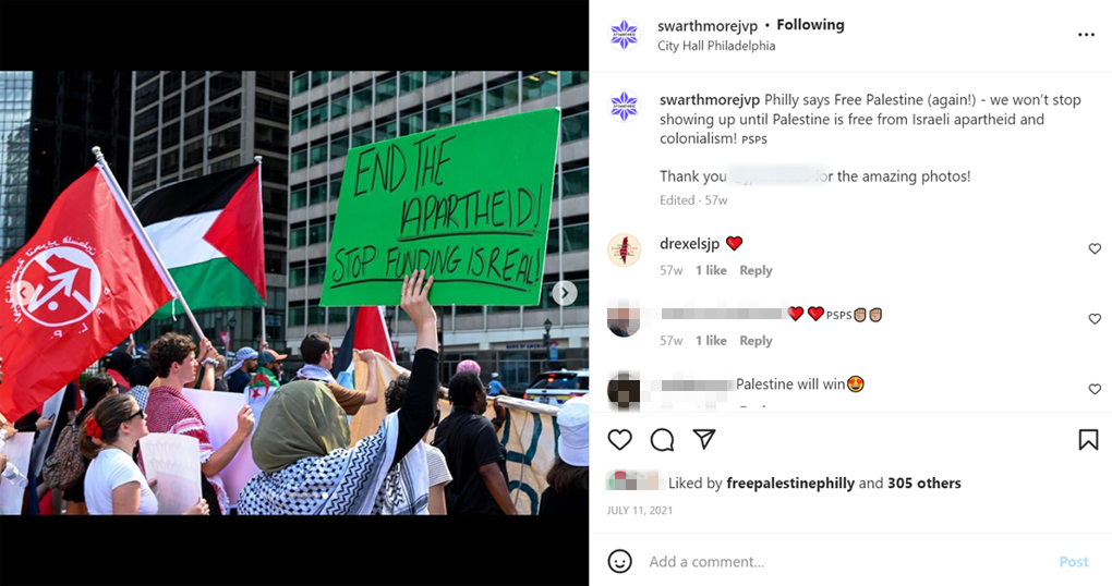 Anti-Israel Activism on U.S. Campuses, 2021-2022