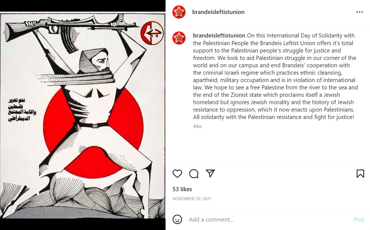 Anti-Israel Activism on U.S. Campuses, 2021-2022