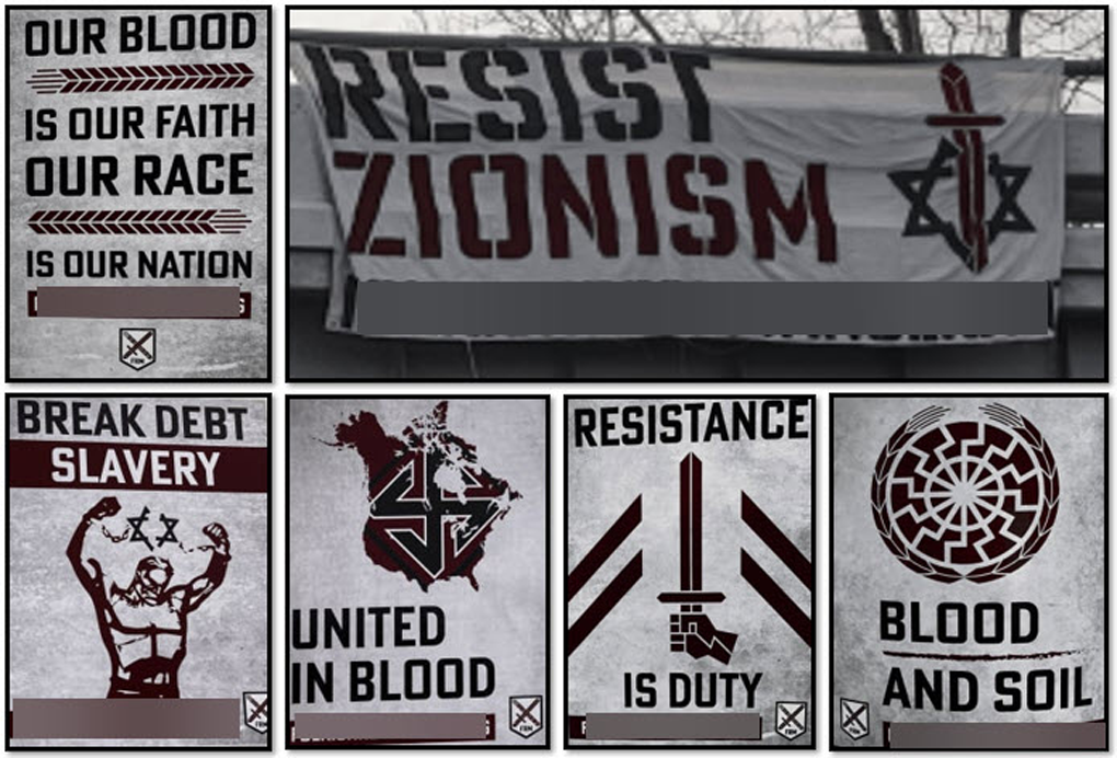 Sampling of propaganda distributed by FRM in 2022