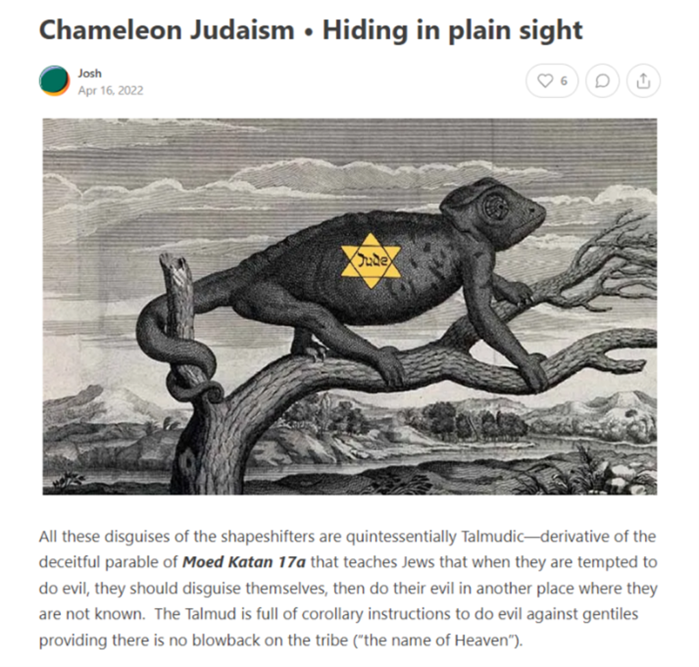 Antisemitism, False Information and Hate Speech Find a Home on Substack