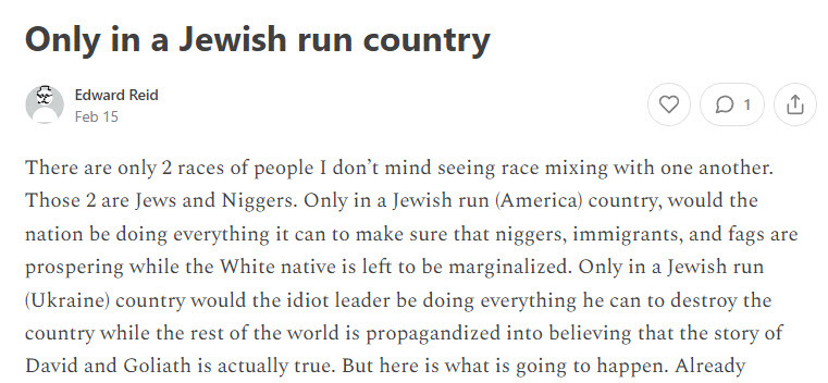 Antisemitism, False Information and Hate Speech Find a Home on Substack 