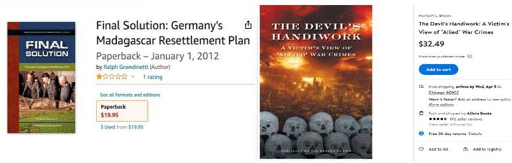 Profiting off Holocaust Denial