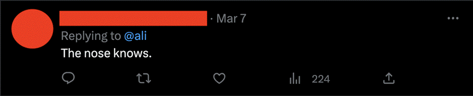 Example of anti-Semitic tweets in replies of high profile reinstated account