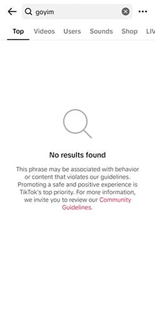 Sliding Through, TikTok report image