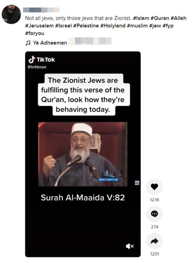 Antisemitic Response