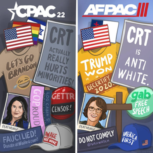 Wendy Rogers appearing on America First promotional material