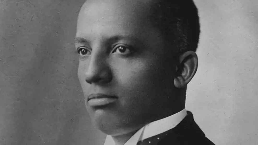 A young Dr. Carter G. Woodson