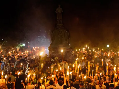 Alt Right, Neo Nazis hold torch rally at UVA