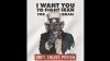 An graphic similar to the famous Uncle Sam poster with the line: "I want you to fight Iran for Israel."