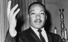 Martin Luther King Hand Raised
